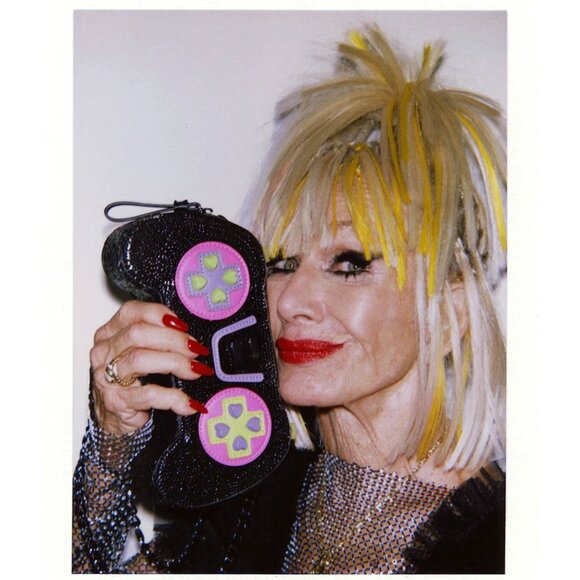 Kitsch Level Up Black Rhinestone Video Game Controller Purse Bag NEW RARE - Picture 6 of 6